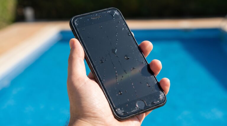 o que fazer quando o celular cai na água